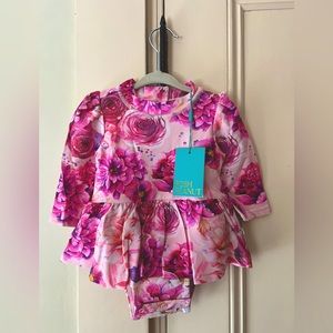 NWT Posh Peanut Amira Twirl Long Sleeve Swimsuit